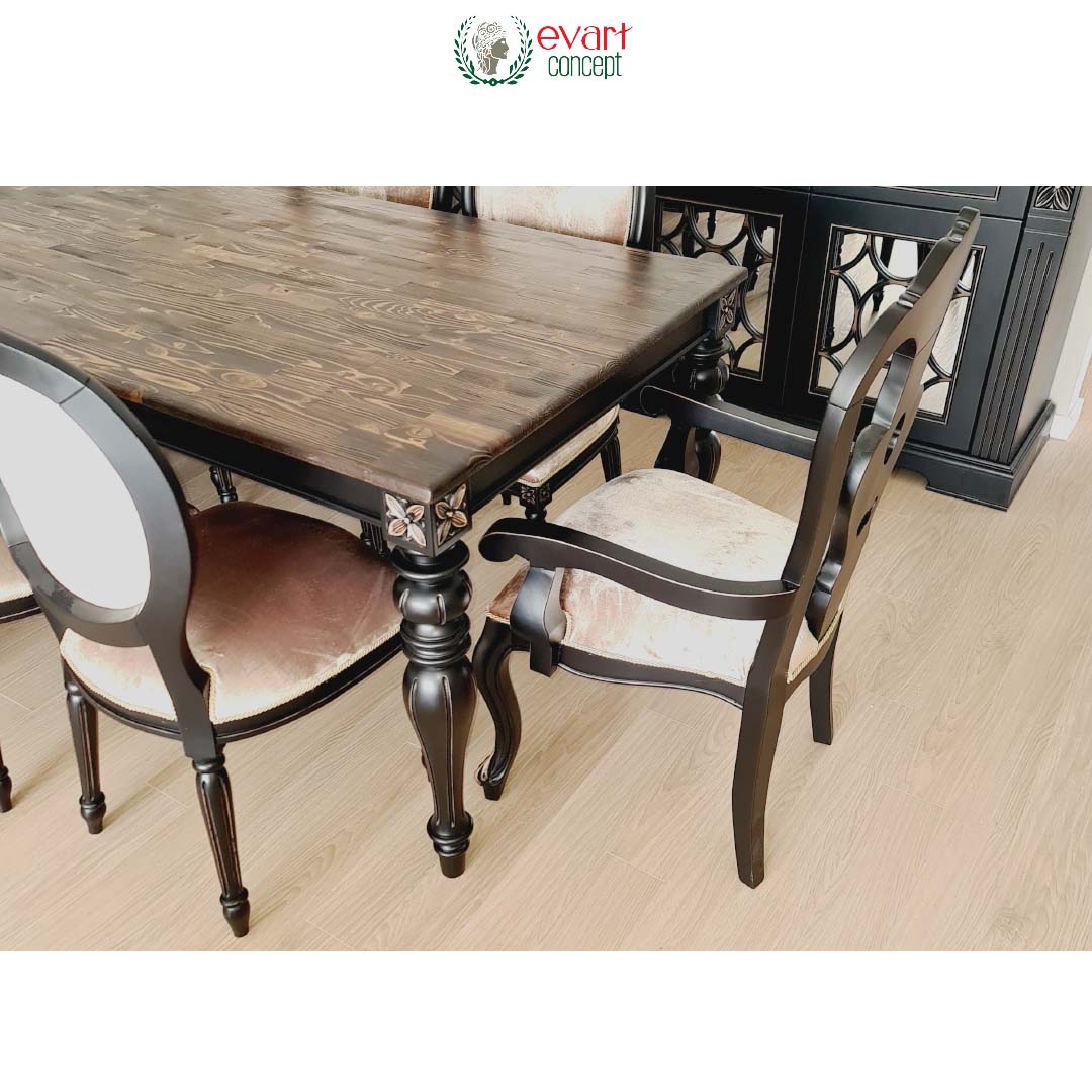 Bodrum Ahşap  Masa 210x100 Üstü Ladin Ahşap