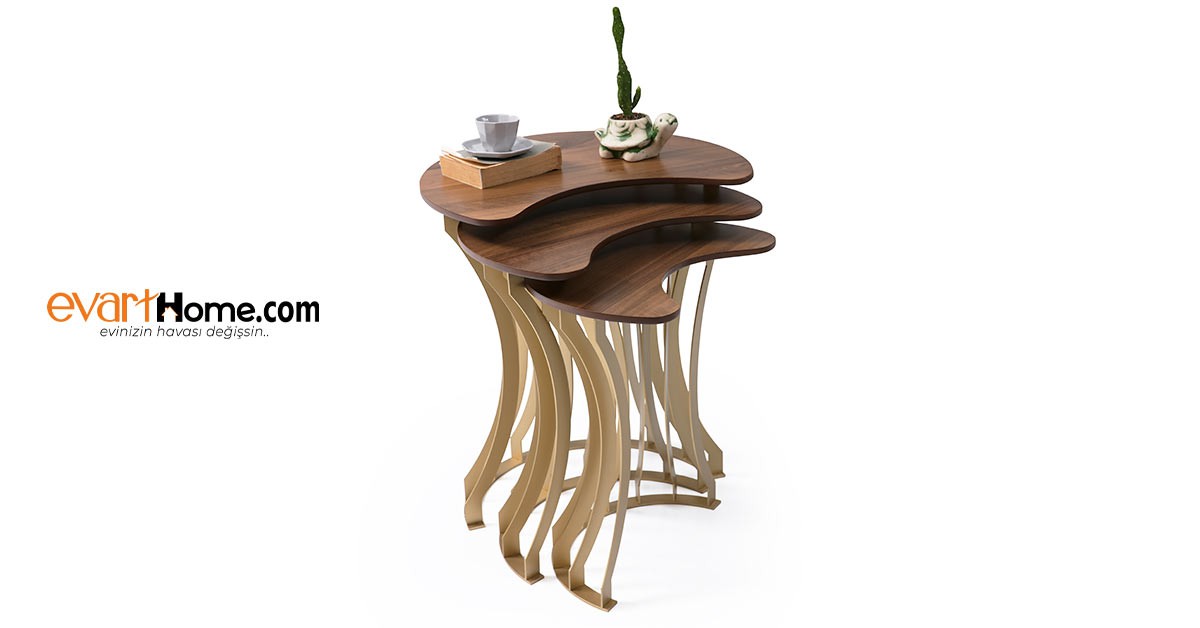 Karma Zigon Sehpa Gold