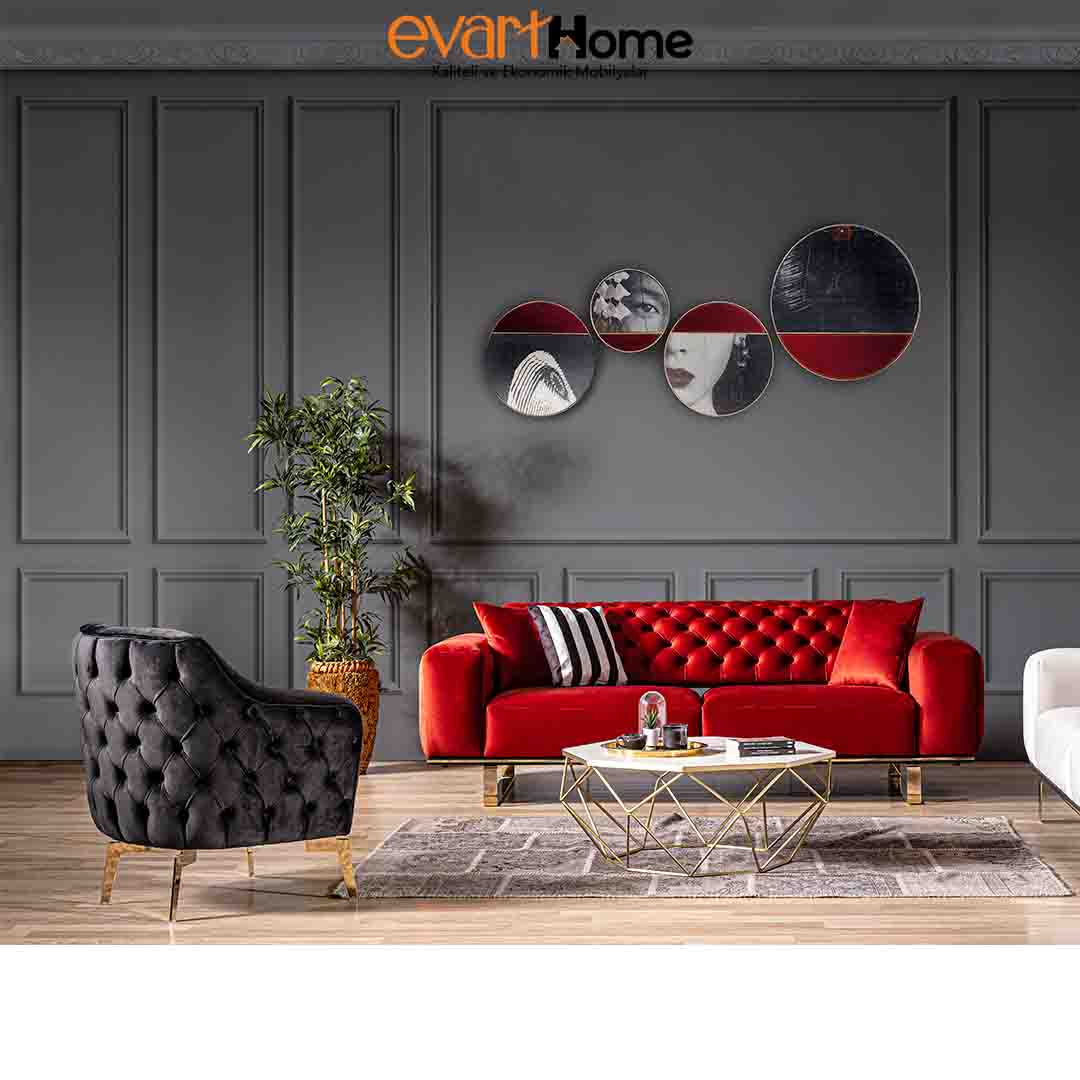 Romano Oturma Grubu Gold Metal Ayak